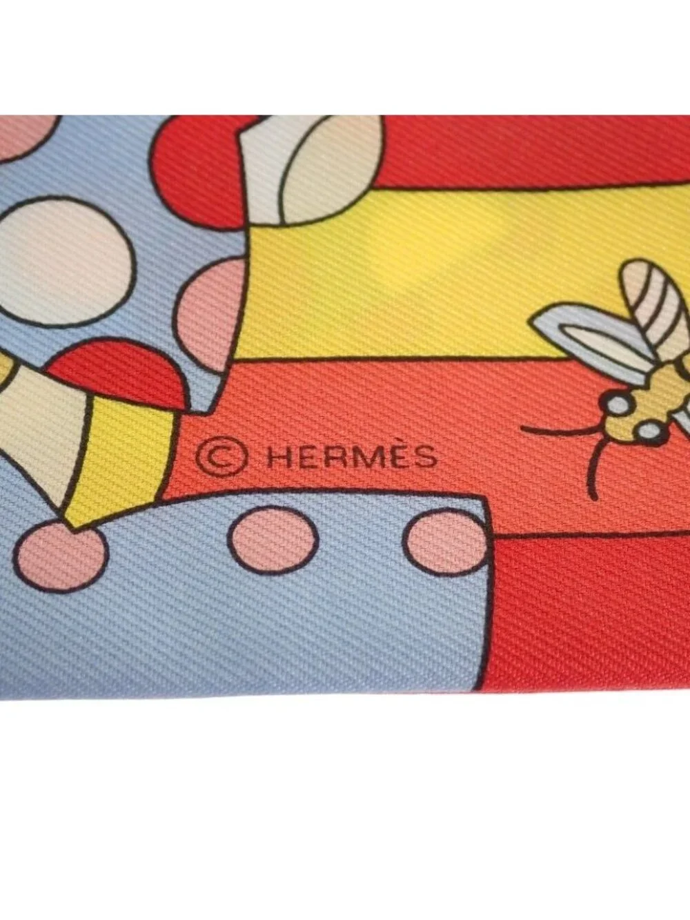 Hermes Twilly les Murmures de la Foret 08 Scarf Silk Red